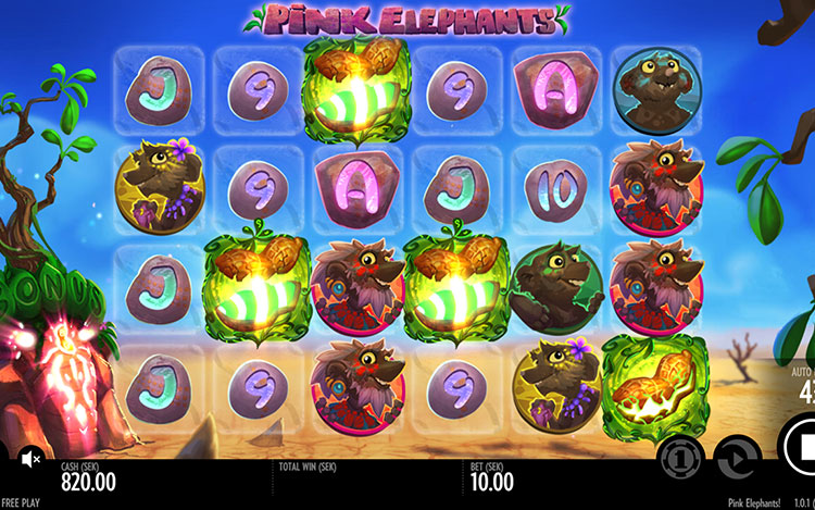 Pink Elephant Slots Slingo