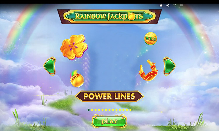 Rainbow Jackpots Power Lines Slots Slingo