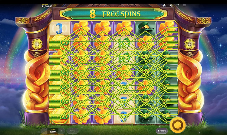 Rainbow Jackpots Power Lines Slots Slingo