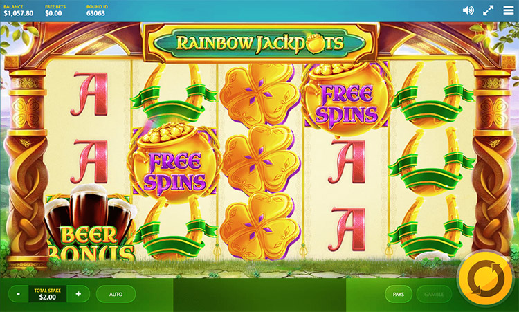 Rainbow Jackpots Slots Slingo