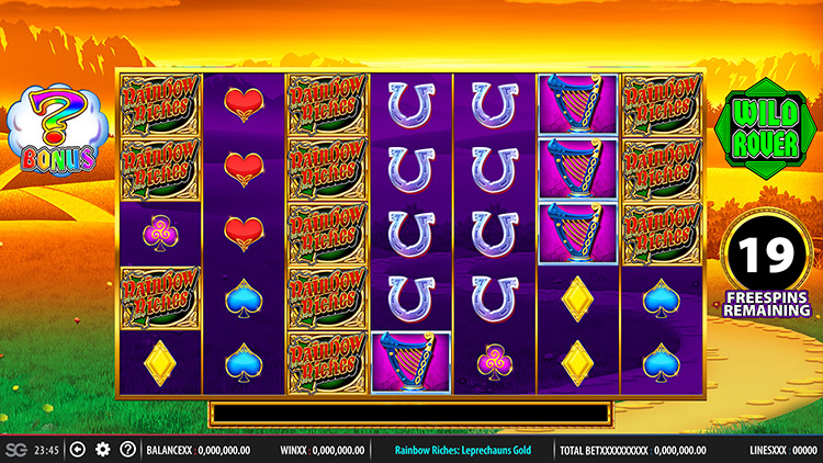 Rainbow Riches Leprechauns Gold Slots Slingo