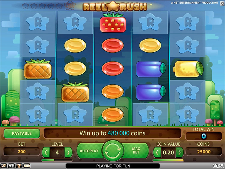 Reel Rush Slots Slingo