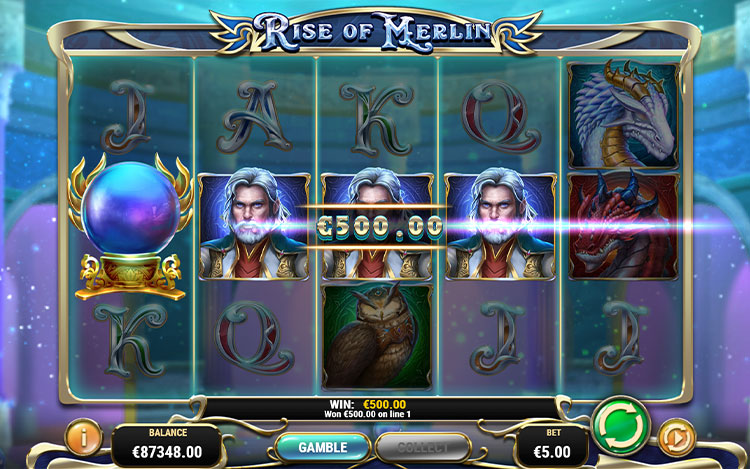 Rise of Merlin Slots Slingo