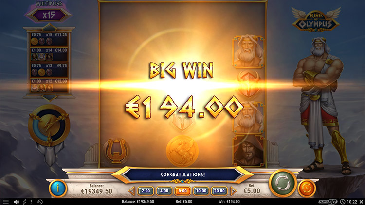 Rise of Olympus Slots Slingo