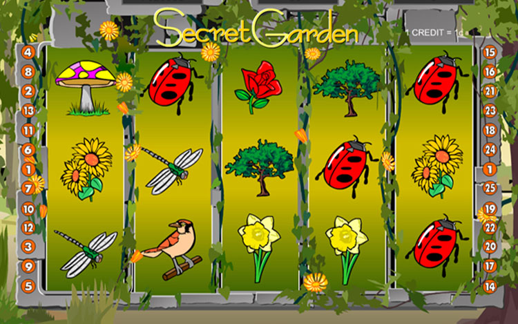 Secret Garden Slots Slingo