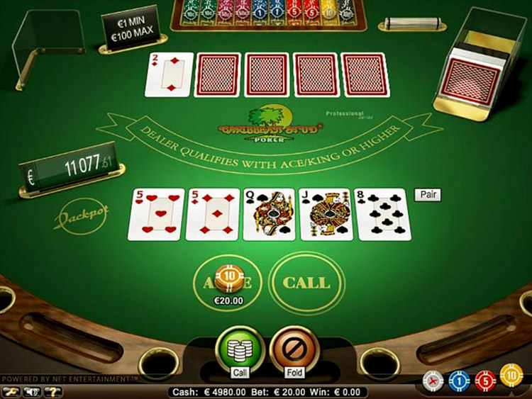 Caribbean Stud Poker Slots Slingo
