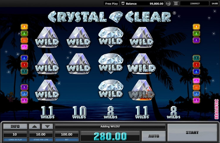 Crystal Clear Slots Slingo