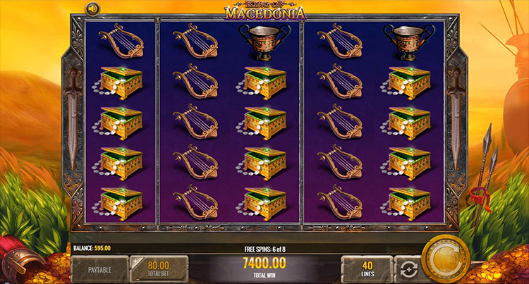 King of macedonia slot game free
