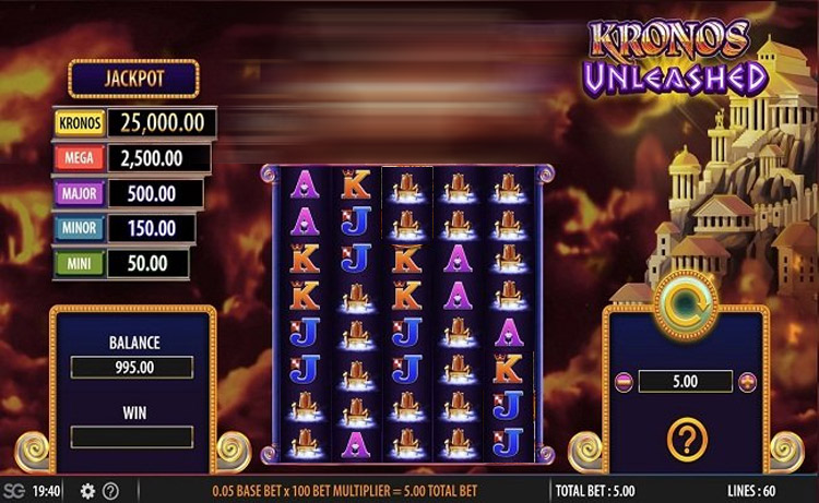 Kronos Unleashed Slots Slingo