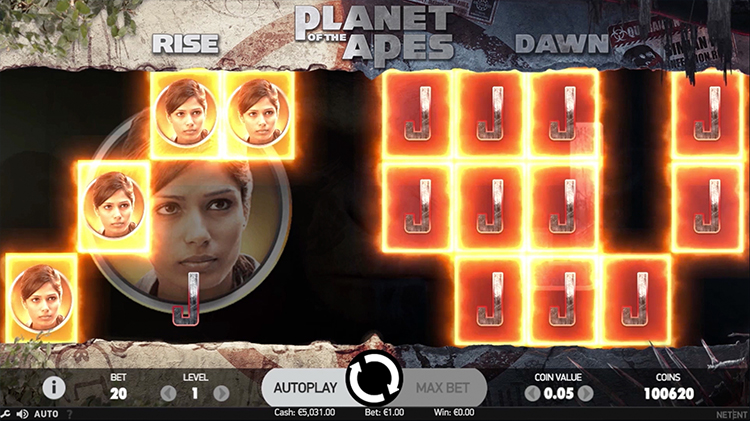 Planet of the Apes Slots Slingo