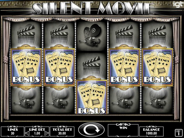 Silent Movie Slots Slingo