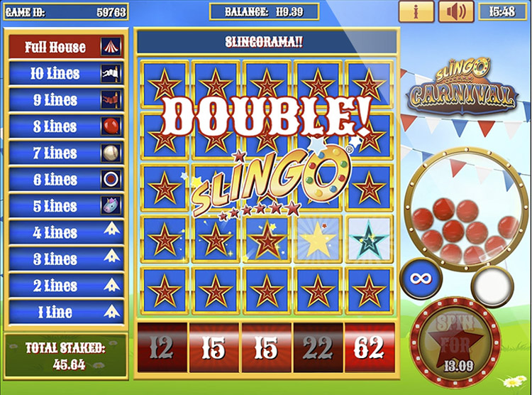 Slingo Carnival Slots Slingo