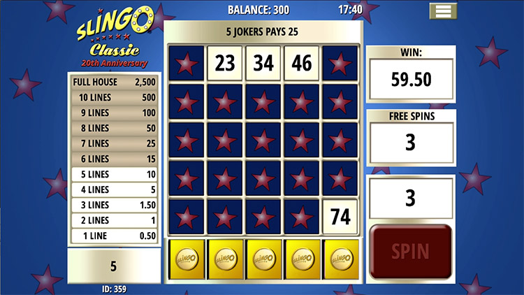 Slingo Classic Slots Slingo