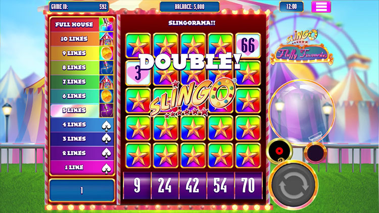 Slingo Fluffy Favourites Slots Slingo