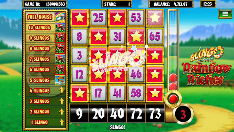 Slingo Rainbow Riches Slots Slingo