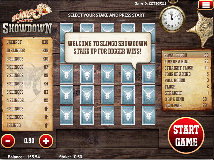 Slingo Showdown Slots Slingo