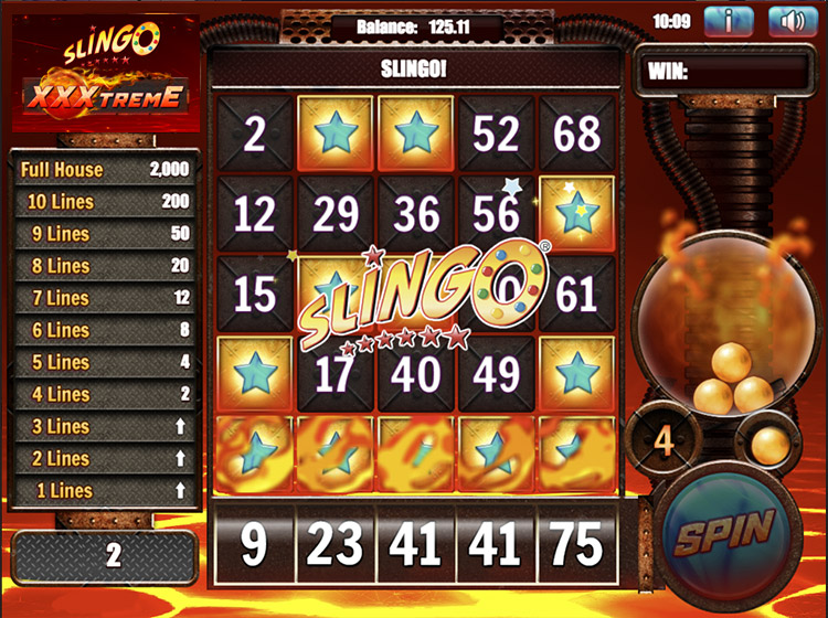 Slingo XXXtreme Slots Slingo