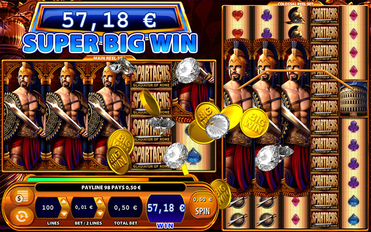 Spartacus: Gladiator of Rome Slots Slingo