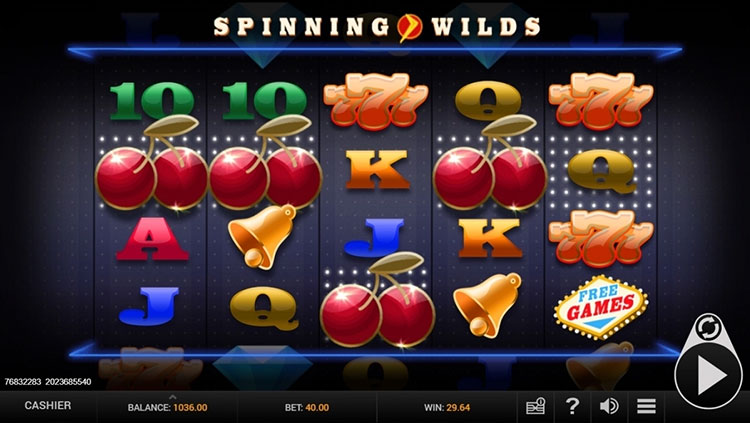 Spinning Wilds Slots Slingo