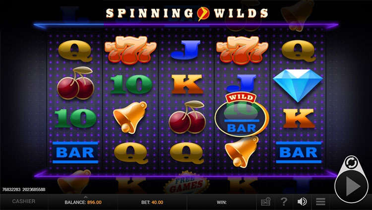 Spinning Wilds Slots Slingo