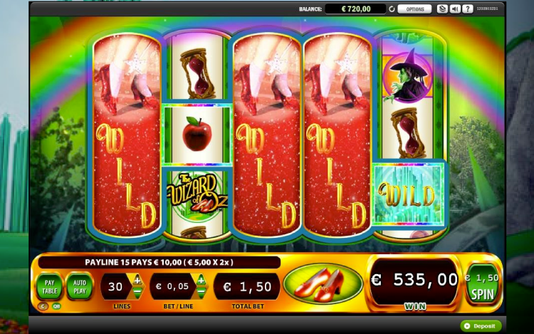 Wizard of Oz Slots Slingo