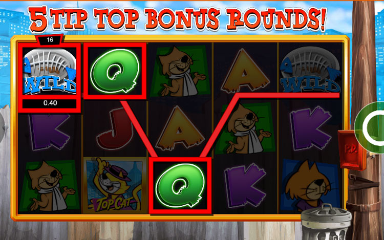 Top Cat Slots Slingo