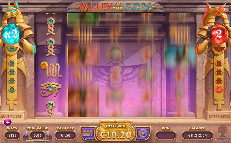 Valley Of The Gods Slots Slingo