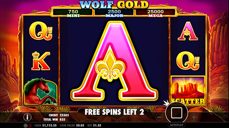 Wolf Gold Slots Slingo